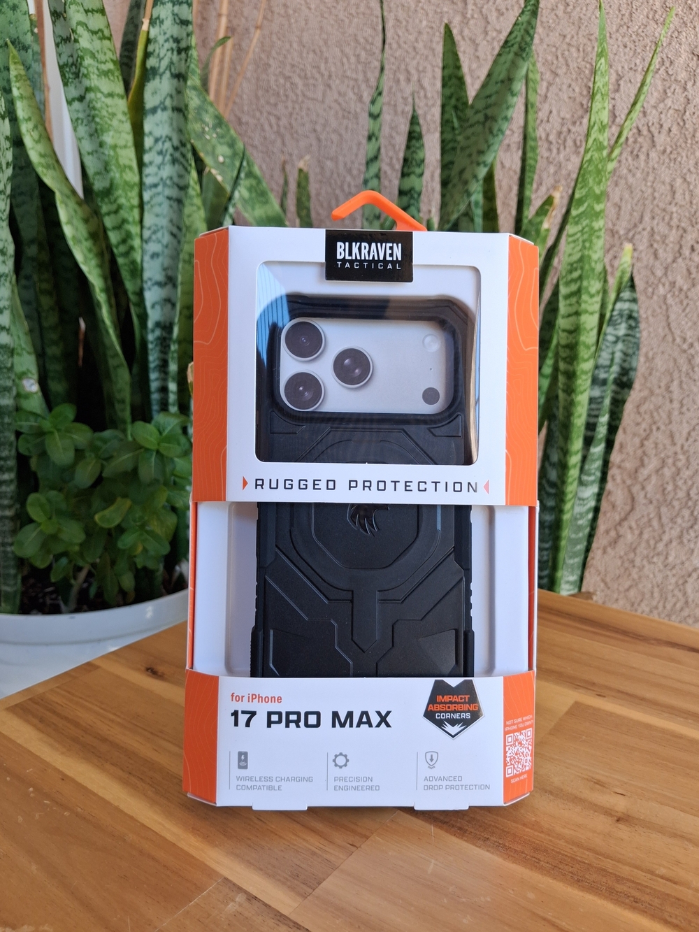 BLKRAVEN Tactical Rugged Black Case for iPhone 17 Pro Max